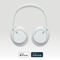 Produktbild för Sony WH-CH720 Headset Kabel & Trådlös Huvudband Samtal/musik USB Type-C Bluetooth Vit