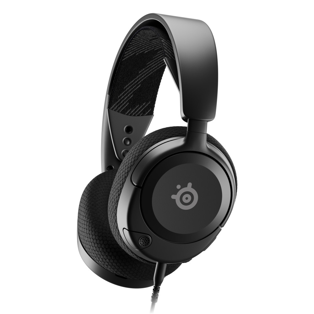 Produktbild för Steelseries Arctis Nova 1 Headset Kabel Huvudband Spela Svart
