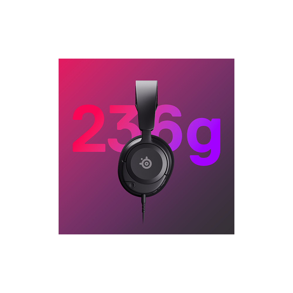 Produktbild för Steelseries Arctis Nova 1 Headset Kabel Huvudband Spela Svart
