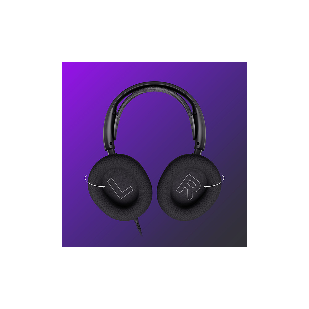 Produktbild för Steelseries Arctis Nova 1 Headset Kabel Huvudband Spela Svart