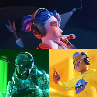 Produktbild för Steelseries Arctis Nova 1 Headset Kabel Huvudband Spela Svart
