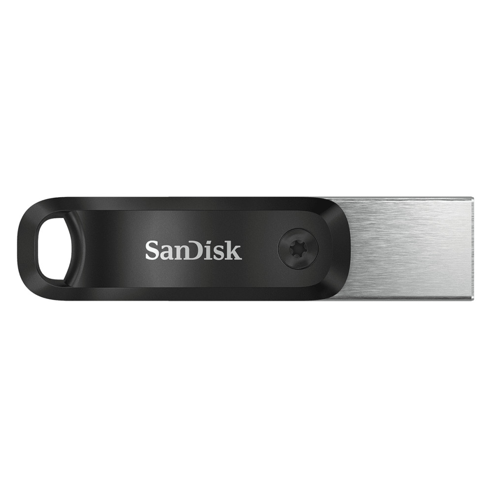 Produktbild för SanDisk iXpand USB-sticka 64 GB USB Type-A / Lightning 3.2 Gen 2 (3.1 Gen 2) Svart, Silver