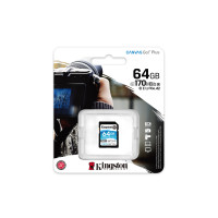 Produktbild för Kingston Technology Canvas Go! Plus 64 GB SD UHS-I Klass 10
