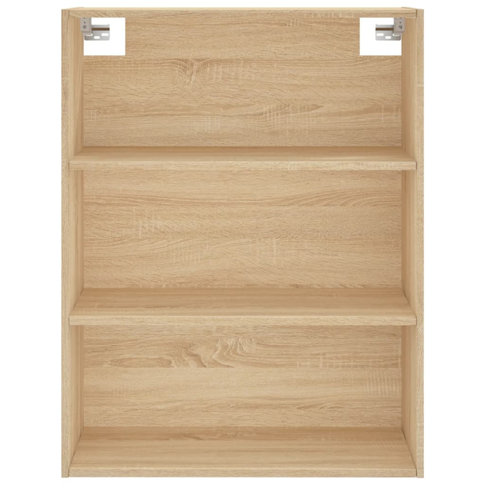 Produktbild för Högskåp sonoma-ek 69,5x34x180 cm konstruerat trä