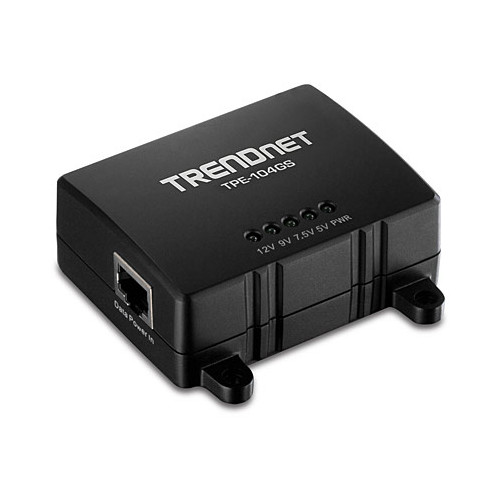 TRENDnet Trendnet TPE-104GS nätverksdelare Svart Strömförsörjning via Ethernet (PoE) stöd