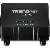Miniatyr av produktbild för Trendnet TPE-104GS nätverksdelare Svart Strömförsörjning via Ethernet (PoE) stöd