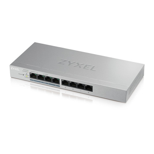ZyXEL Communications Zyxel GS1200-8HP v2 hanterad Gigabit Ethernet (10/100/1000) Strömförsörjning via Ethernet (PoE) stöd Grå