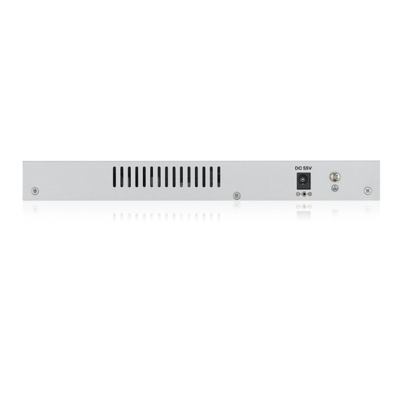Produktbild för Zyxel GS1200-8HP v2 hanterad Gigabit Ethernet (10/100/1000) Strömförsörjning via Ethernet (PoE) stöd Grå