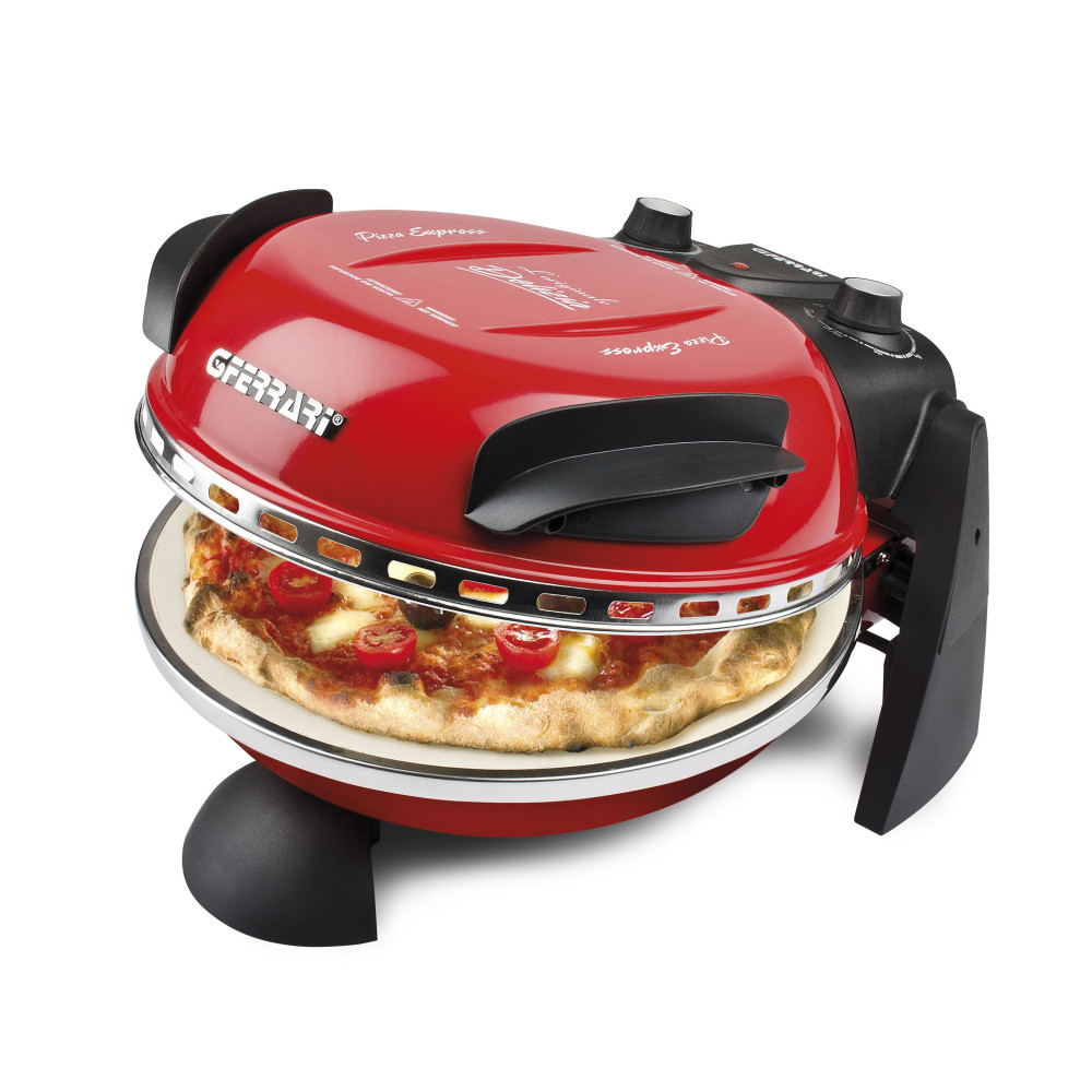 Produktbild för G3 Ferrari Delizia pizzajärn och pizzaugn 1 pizza/pizzor 1200 W Röd