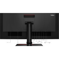 Produktbild för Lenovo ThinkVision P34w-20 LED display 86,7 cm (34.1") 3440 x 1440 pixlar Wide Quad HD Svart