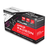 Produktbild för Sapphire Pulse Radeon RX 6400 - grafikkort - Radeon RX 6400 - 4 GB