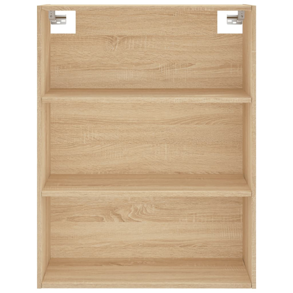 Produktbild för Högskåp sonoma-ek 69,5x34x180 cm konstruerat trä