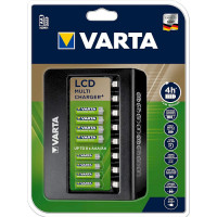 Miniatyr av produktbild för Varta LCD Multi Charger+ batteriladdare Hushållsbatteri AC