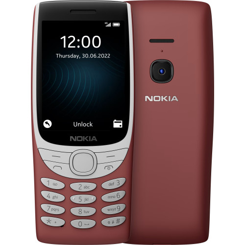 NOKIA Nokia 8210 4G 7,11 cm (2.8") 107 g Röd Första mobiltelefon