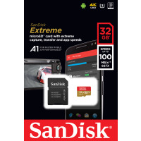 Miniatyr av produktbild för SanDisk Extreme 32 GB MicroSDHC UHS-I Klass 10