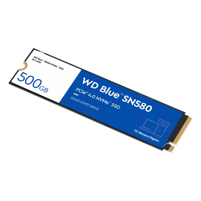 Produktbild för Western Digital Blue SN580 M.2 500 GB PCI Express 4.0 TLC NVMe
