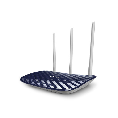 TP-LINK Technologies TP-Link AC750 trådlös router Snabb Ethernet Dual-band (2,4 GHz / 5 GHz) Svart, Vit