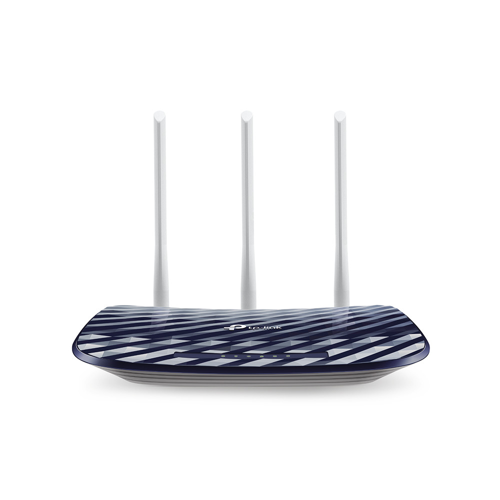 Produktbild för TP-Link AC750 trådlös router Snabb Ethernet Dual-band (2,4 GHz / 5 GHz) Svart, Vit