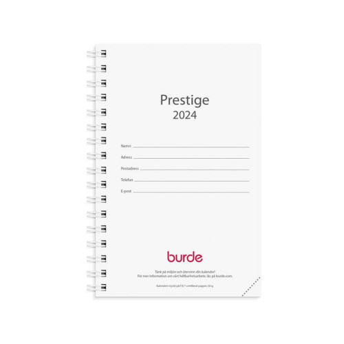 Burde Kalender Prestige refill - 3340
