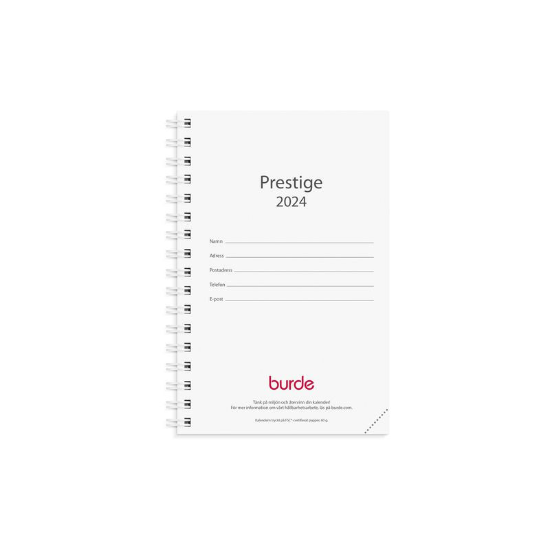 Produktbild för Kalender Prestige refill - 3340