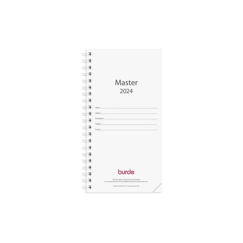 Produktbild för Kalender Master refill - 3660