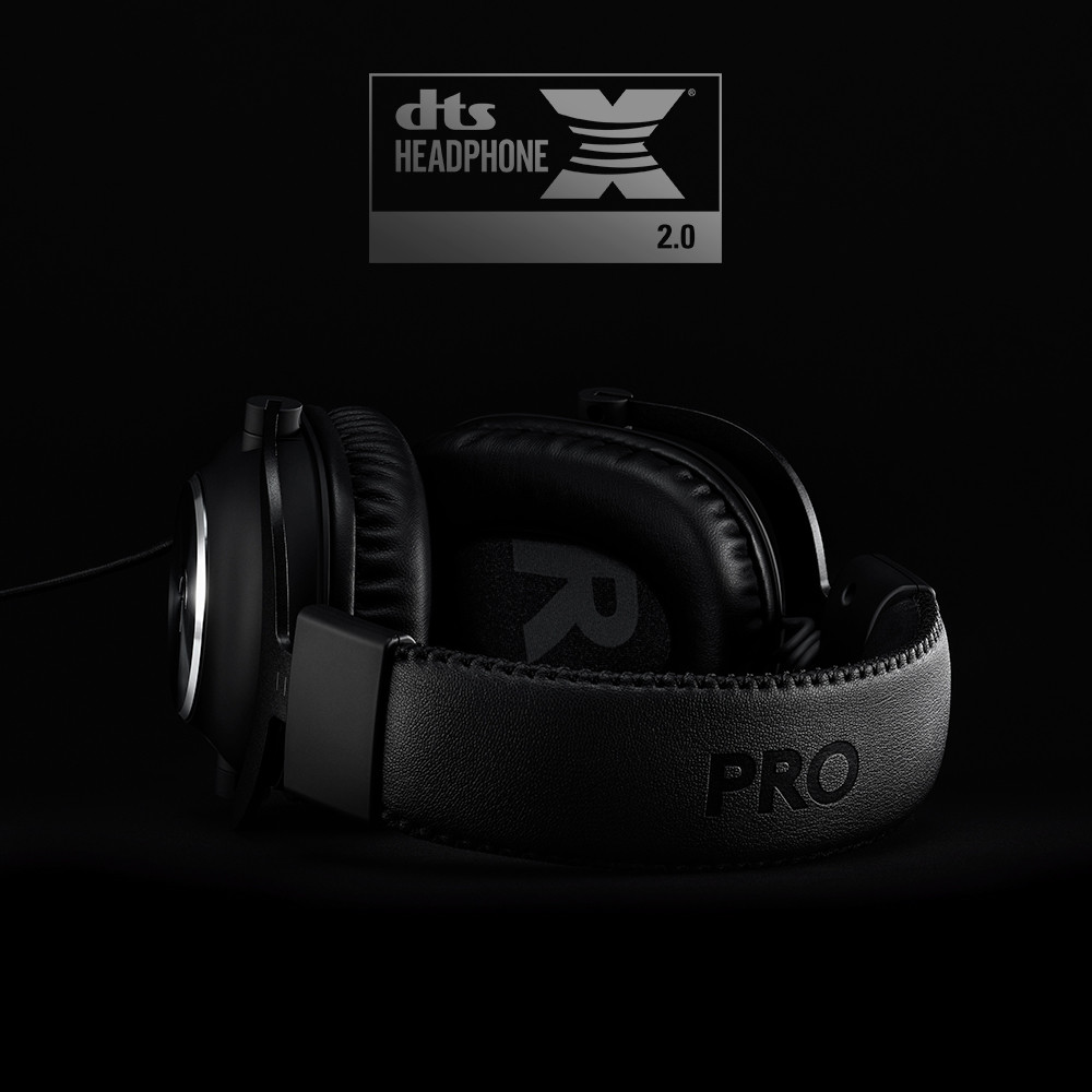 Produktbild för Logitech G Pro X Headset Kabel Huvudband Spela Svart