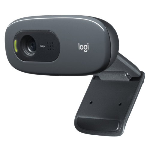 Logitech Logitech C270 webbkameror 3 MP 1280 x 720 pixlar USB 2.0 Svart