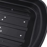 Produktbild för Trädgårdsvagn tippbar 300 kg 75L svart