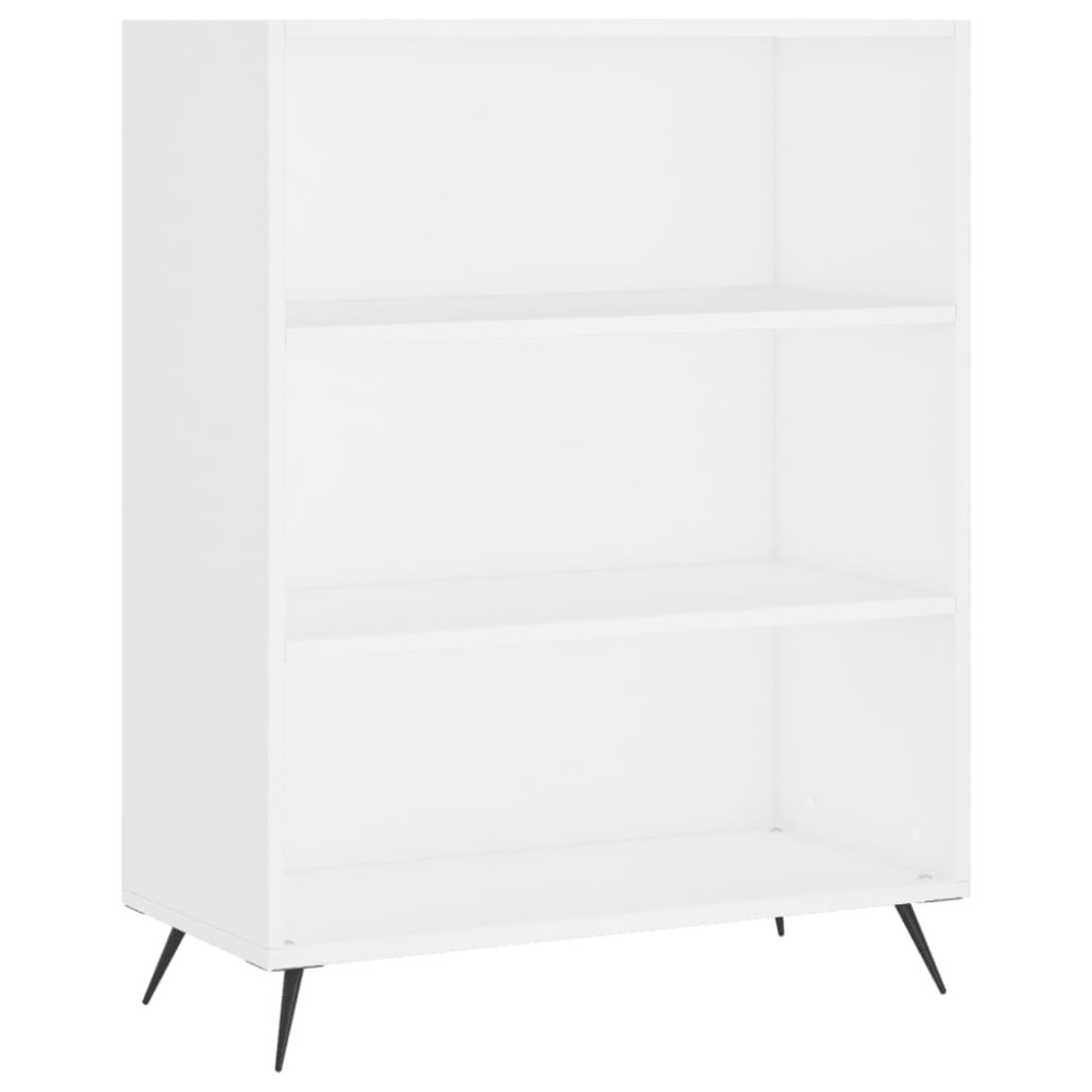 Produktbild för Högskåp vit 69,5x32,5x180 cm konstruerat trä
