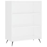 Produktbild för Högskåp vit 69,5x32,5x180 cm konstruerat trä