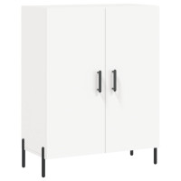 Produktbild för Högskåp vit 69,5x34x180 cm konstruerat trä