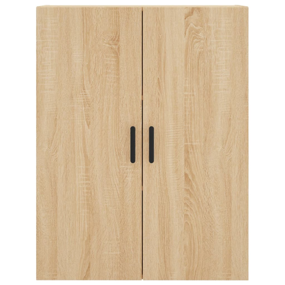 Produktbild för Högskåp sonoma-ek 69,5x34x180 cm konstruerat trä