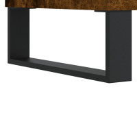 Produktbild för Högskåp rökfärgad ek 69,5x34x180 cm konstruerat trä