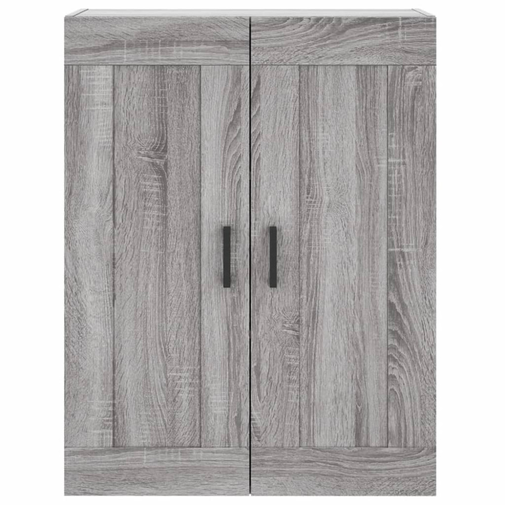 Produktbild för Högskåp Grå Sonoma 69,5x34x180 cm konstruerat trä
