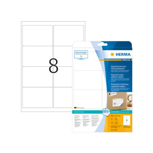 HERMA Etikett HERMA Movable 99,1x67,7mm 200/fp