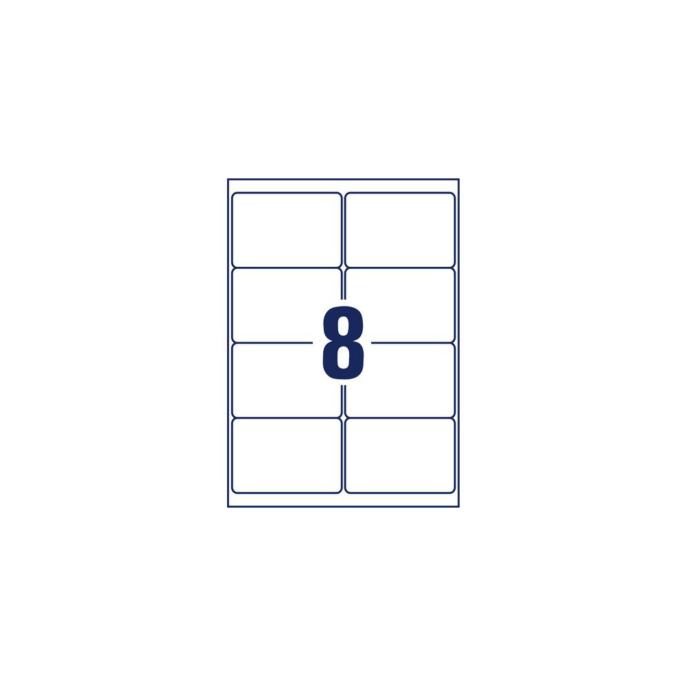 Produktbild för Etikett AVERY QD 99,1x67,7 200/fp