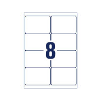 Produktbild för Etikett AVERY QD 99,1x67,7 200/fp