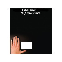 Produktbild för Etikett AVERY QD 99,1x67,7 200/fp