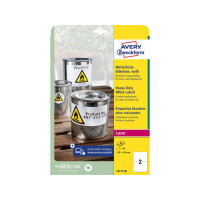 Produktbild för Etikett AVERY Slitst. 210x148mm 40/fp