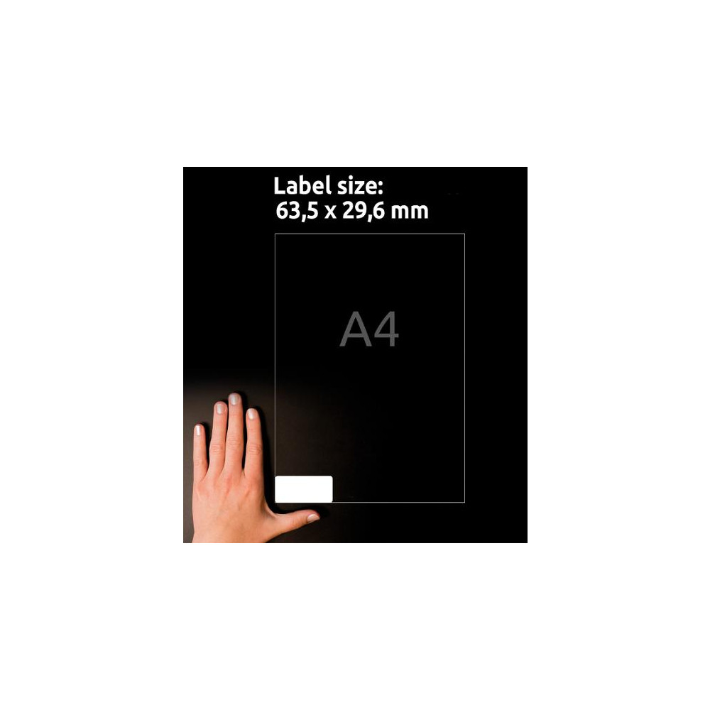 Produktbild för Namnskylt AVERY 63,5x29,6mm 540/fp