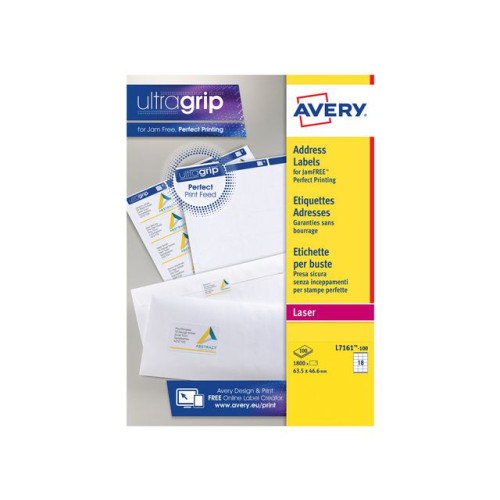 Avery Zweckform® Etikett AVERY UG 63,5x46,6mm 1800/fp