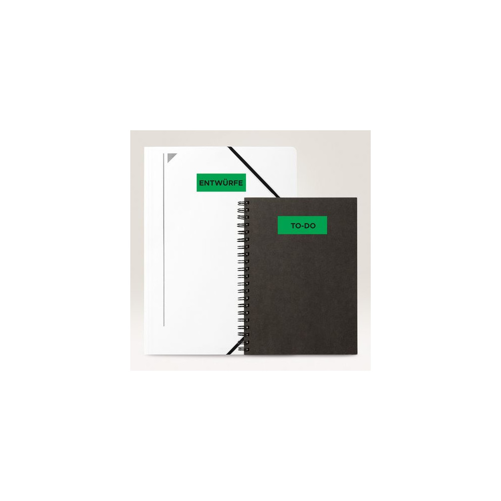 Produktbild för Etikett AVERY grön 70x37mm 2400/fp