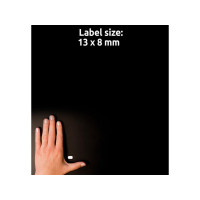 Produktbild för Etikett AVERY handskriv 13x8mm 384/fp