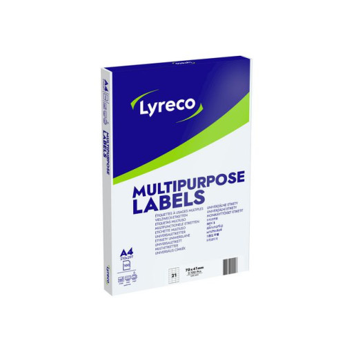 Lyreco Etikett LYRECO 70x41mm 2100/fp
