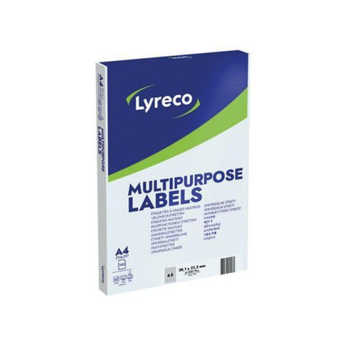 Lyreco Etikett LYRECO 38,1x21,2mm 6500/fp