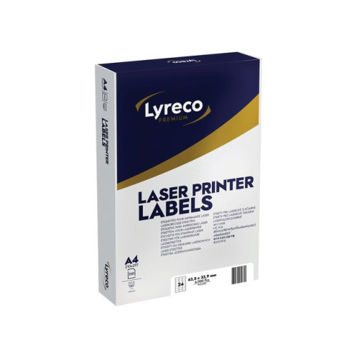 Lyreco PREMIUM Etikett LYRECO 63,5x33,9mm 6000/fp