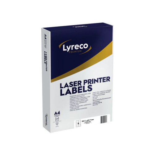 Lyreco PREMIUM Etikett LYRECO 99,1x67,7mm 2000/fp