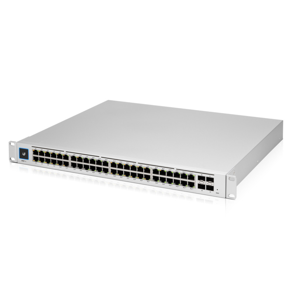 Produktbild för Ubiquiti UniFi USW-PRO-48 nätverksswitchar hanterad L2/L3 Gigabit Ethernet (10/100/1000) 1U Silver