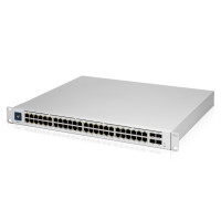 Produktbild för Ubiquiti UniFi USW-PRO-48 nätverksswitchar hanterad L2/L3 Gigabit Ethernet (10/100/1000) 1U Silver