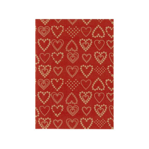 Hedlunds OF SWEDEN Julpapper 57cmx154m Dotted hearts